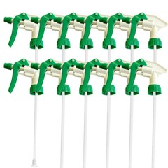 12 Pcs Heavy Duty Acid and Chemical Resistant Trigger Sprayer Nozzle Head