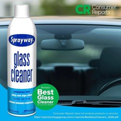 Fast-Acting Streak-Free Glass Cleaner, 19oz, 12 Pack
