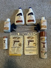 Guardsman Furniture Care Kit. Leather Cleaner, Hardwood, Dusted. Brand New