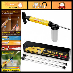 Diatomaceous Earth Powder Duster 4FT Adjustable Pump Applicator & Sprayer