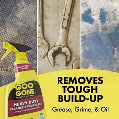 Goo Gone Heavy Duty Cleaner and Degreaser 16 Fl Oz Pack of 2 Surface Safe