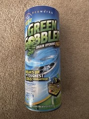 NEW! GREEN GOBBLER 8.25 Oz. GRANULAR PAC DRAIN OPNER (3-Pack) GGDC3SEMR