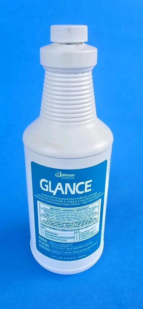 1994 SC Johnson Professional Glance Glass Multi Surface Cleaner 32 oz Vintage
