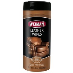 Weiman 30 LEATHER WIPES AUTO INTERIORS HOME FURNITURE SHOES COATS PURSES