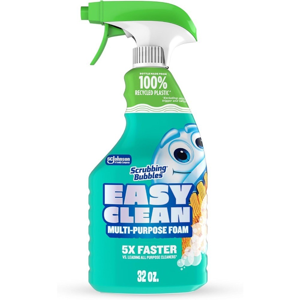 Foaming Multipurpose Bathroom Cleaner Spray 32 Ounce Recycled Plastic Bottle Eco