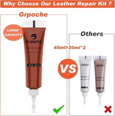 Brown Leather Repair Kit for Furn Color: Black、White、Brown、Walnut、Black Walnut