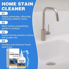 Home Stain Cleaner Gel 100ML Washing Machine Cleaner w/ Brush Deep Cleaning