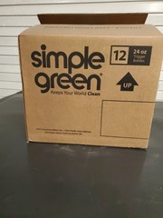 Simple Green Industrial Cleaner And Degreaser, Trigger Spray, Case Of 12