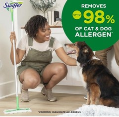 Swiffer Sweeper Pet, Heavy Duty Dry Sweeping Cloth Refills with Febreze Odor …