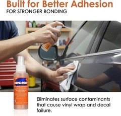 Rapid Prep Surface Cleaner 4 oz | Safe Water Based solution Removes Wax, Grea…