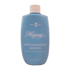 W.J. Hagerty Silversmiths’ Silver Polish, 12 Ounces, 12 Fl Oz (Pack of 1), Blue