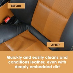 Leather Care Kit for Furniture – Cleaner & Conditioner, 17oz x2, Sponge & Cloth