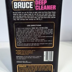 Bruce Deep Cleaner 64 Fl Oz Wood Floor Paneling Cleaner Wax Remover Tin 70% Full
