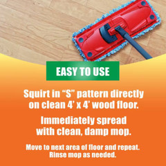 Orange GLO 4-in-1 Hardwood Floor Monthly Polish Protects Shines Revitalizes 24oz