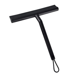 Shower Squeegee for Glass Door Shower Wall Scraper Cleaner with Silicone Holder