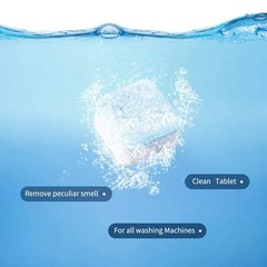 30 Pack Washing Machine Cleaner Tablets, Solid Washer Deep Cleaning Tablet, Clea