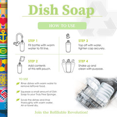 Truly Free Non Toxic Dish Soap Kit | Natural Concentrated Dishwashing Liquid – S