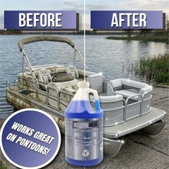 Aluminum Brightener/Stain Remover/Cleaner & Restorer / 1 Gallon 128 FL Oz