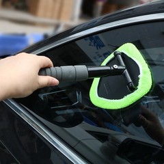 Windshield Cleaner Wand Microfiber Car Inside Window Cleaning Tool Anti Fog