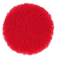 4 Inch 100mm Red Round Flocking Scouring Pad Nylon Fiber Abrasive Sanding Discs