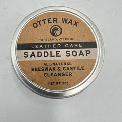 Otter Wax Saddle Soap | 2oz | All-Natural Leather Cleaner | Made in USA