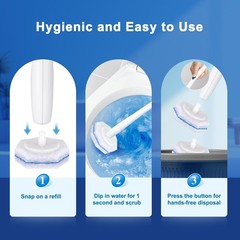 30pcs Toilet Cleaner Refill Pads for Clorox Wand | Upgrade 3-Layer Toilet