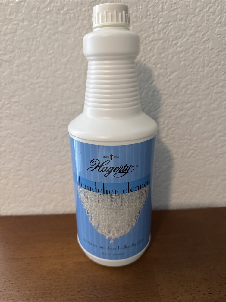 Hagerty 32 Fl. Oz. Chandelier Cleaner, No Rinse, No Wipe Formula, Crystal Glass