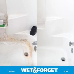 Wet & Forget Shower Cleaner Spray Multi-Surface Weekly Application Requires No S