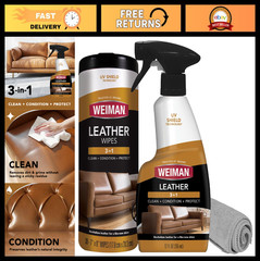Leather Cleaner & Conditioner – Cleans, Restores, Protects, UV Shield, 2 Pack fo