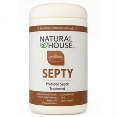 Natural House Septy – Plant-Based Enzyme Pods for Septic-Safe Plumbing Care -…