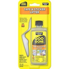 Goo Gone Tape & Sticker Lifter Adhesive Gum Remover, Surface Safe + Lifting Tool
