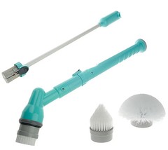 Tub & Tile Power Scrubber Electric Power Scrubber Long Extension Handle