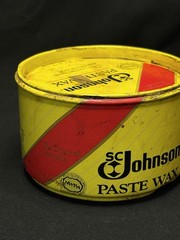 B98- SC Johnson Paste Wax 16oz Metal Can 1988 Original Formula