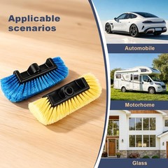 10” Car Wash Brush Head, Car Wash Scrubber Wash Equipment Replacement with S…