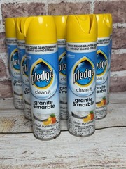 9 Pledge Everyday Cleaner Clean It Granite & Marble Spray CITRUS SUNSHINE 9.7 oz