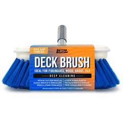 Medium Boat Deck Brush Heavy Duty & Boat Brush Head Marine Deck Brush 8″ Bristle