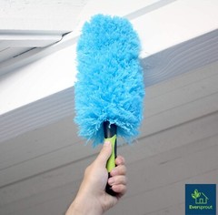 Flexible Microfiber Feather Duster | 17-Inch Brush Head with Hand-Grip | Lightwe