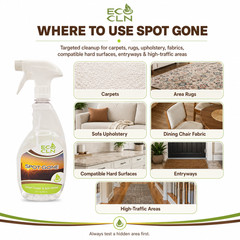 Spot Gone Natural Stain and Spot Remover 32oz 2 Pack Spray