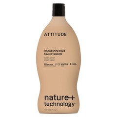 ATTITUDE Dish Soap, EWG Verified, Plant-Based & Vegan Dishwashing Liquid, Nat…