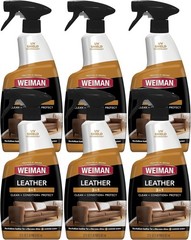Cleans, Restores & Protects Leather – 6 Pack of 22 Fl Oz Cleaner & Conditioner