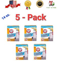 5x Arm Hammer Baking Soda Fridge-n-Freezer Odor Absorber Eliminator Air Freshner