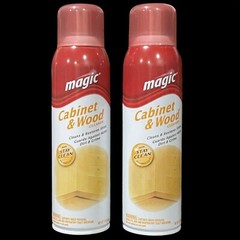 Magic Cabinet and Wood Cleaner Polish Aerosol 17oz New Discontinued Lot Of 2 Can