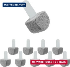 Pumice Stone Toilet Bowl Cleaner – 10 Refills for Hard Water & Rust Stains | Rem