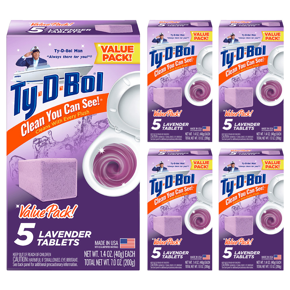 Bleach-Free Toilet Bowl Cleaner Tablets, Unscented, 1.4 oz, 25 Pack