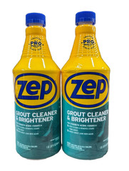 2 Pack ZEP Grout Cleaner and Brightener Non Abrasive 32oz each Viral Cleaner