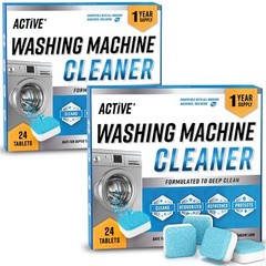 Washing Machine Cleaner Descaler 48 Pack – Value Size Deep Cleaning Tablets