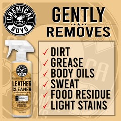 Chemical Guys Leather Care Essentials Kit, 6 Items Included
