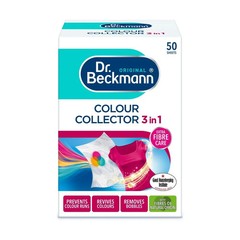 Dr. Beckmann Colour Collector 3in1 Laundry Sheets 2 Pack x 50 sheets Fibre Care