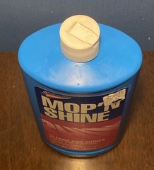 VINTAGE Mop’n Shine Floor Cleaner – MOP & SHINE 1993 America’s Pride 32 Oz, 1 Qt