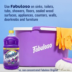 Fabuloso Multi Purpose Cleaner Lavender 56oz 2X Concentrated Floor Home Cleaner